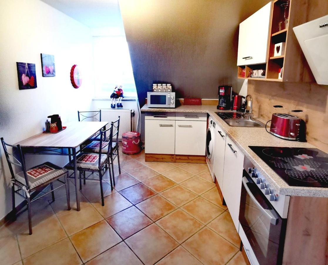 Ferienwohnung An Der Barlter Muehle Im Ersten Og Naehe Nordsee Bagian luar foto