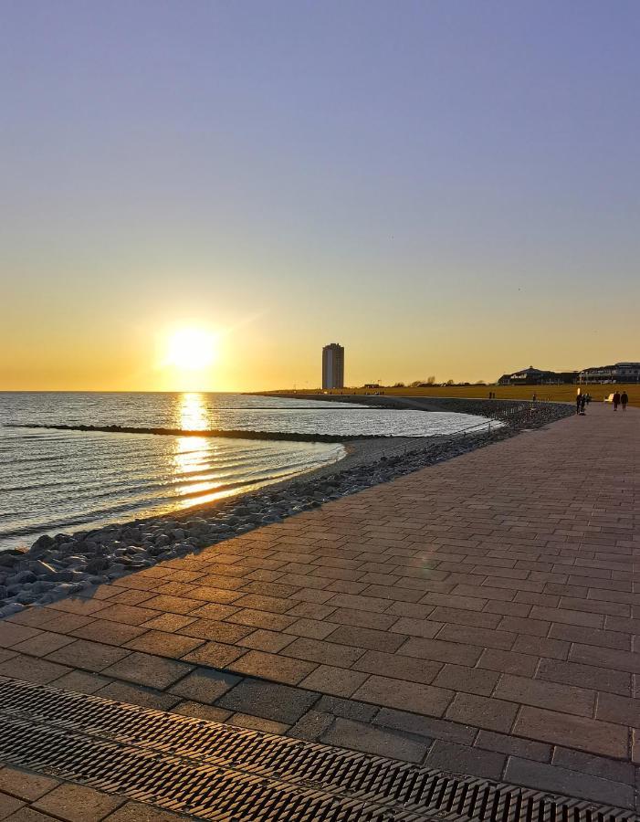 Ferienwohnung An Der Barlter Muehle Im Ersten Og Naehe Nordsee Bagian luar foto