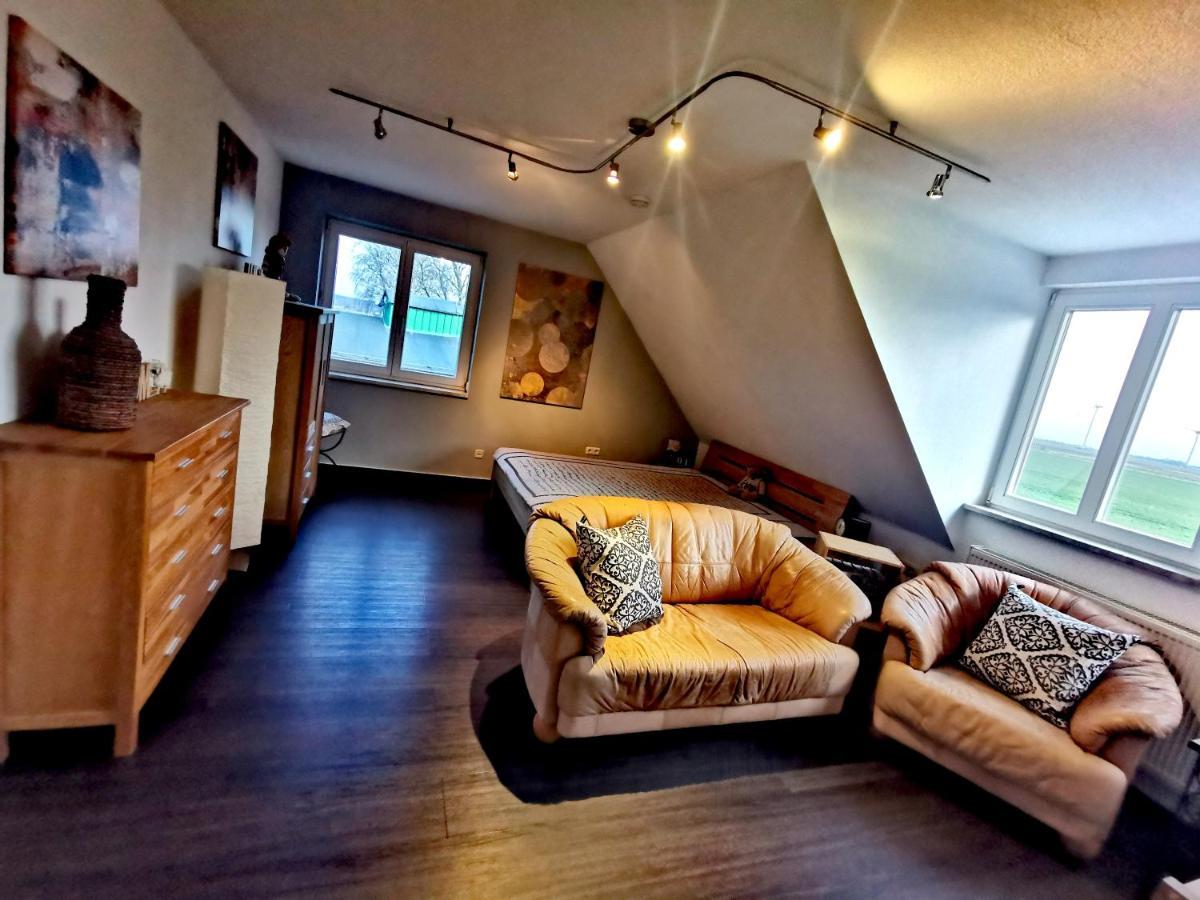 Ferienwohnung An Der Barlter Muehle Im Ersten Og Naehe Nordsee Bagian luar foto