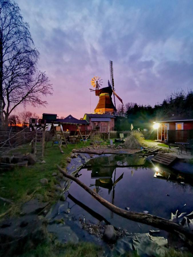 Ferienwohnung An Der Barlter Muehle Im Ersten Og Naehe Nordsee Bagian luar foto